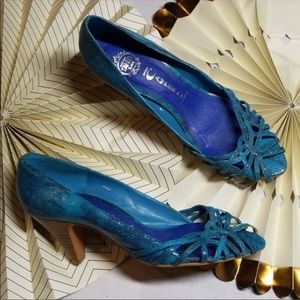 Jeffrey Campbell California Braided Heels Size 10